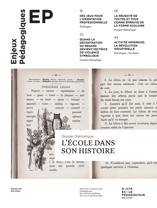 « L'école dans son histoire » (2026) Enjeux pédagogiques n°46